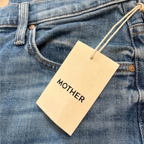 MOTHER The Ditcher Zip Crop Straight Leg Jean Boogie Down Size 30 New With Tags - Picture 15 of 16